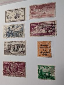 Old Irish stamps