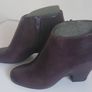 CEFALU Ladies Or Kids  Purple Leather Ankle Boots Small Size UK13 EU32 CAN POST Image 2