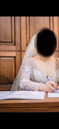 Tailored wedding dress