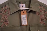 Cecil Overshirt Khaki Embroidered BNWT