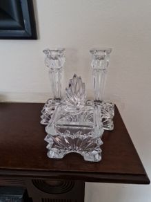 cut glass trio