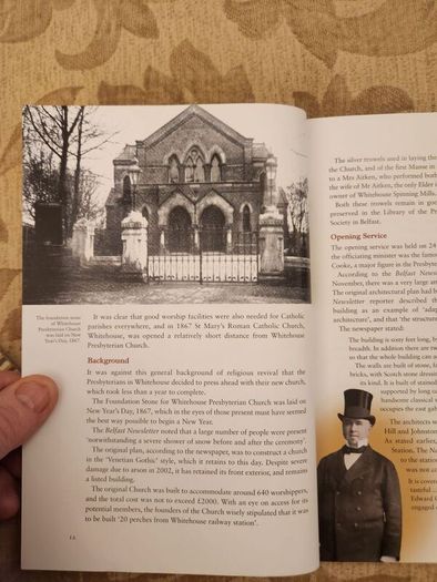Amazing Grace. The Story Of Whitehouse Presbyterian Church 1867-2017. By Alf Mccreary. Signed First Edition Large Volume Paperback In Good Condition.