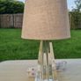 Cyprus Tapered Crystal with Shade Table Lamp Image 3