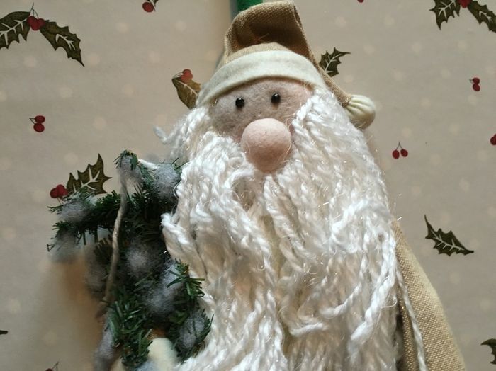 Santa broom. Brand new