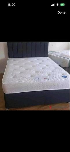 New Stylish single ,Double 4ft, 4ft6, King 5ft And 6ft Superking Sizes Divan Beds Instock. Drawers And Optional Tufted Mattresses Available. Free Delivery