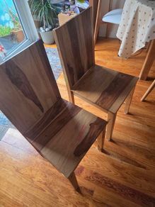 2 x mango chairs