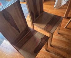 2 x mango chairs