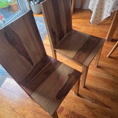 2 x mango chairs