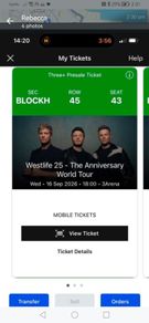 westlife tickets
