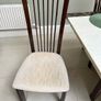 Marble table and dining chairs Image 2