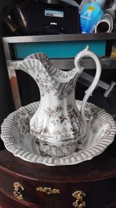 Very early Victorian Jug and Washbowl
