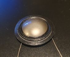 Speaker tweeter dome replacement aluminium pair
