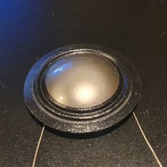 Speaker tweeter dome replacement aluminium pair