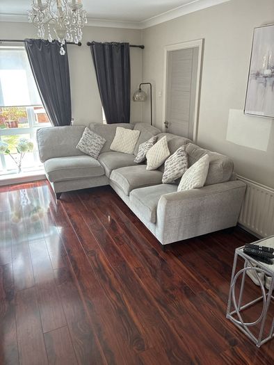 corner sofa and love seat excellent condition 2 years old Bought from Ezi living interior