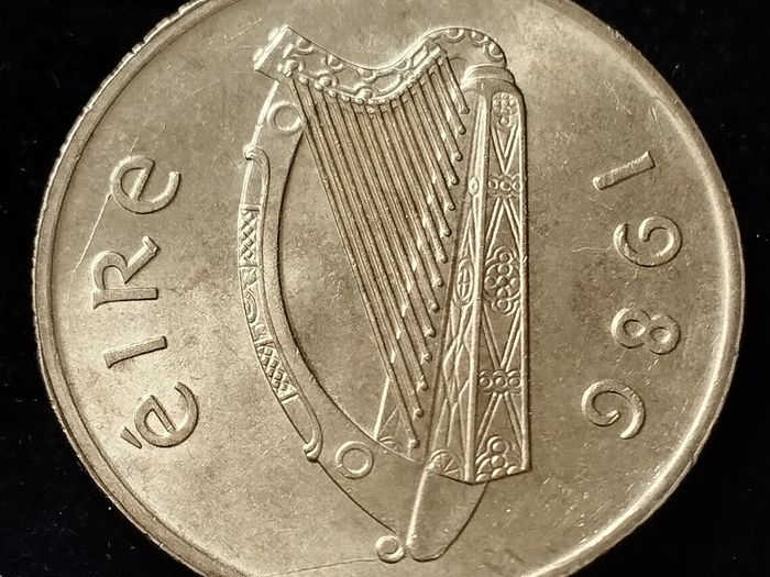 Ireland - 1986 - 20 Pence - EF - KM.25 - [524]