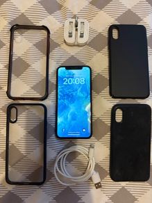 Apple iPhone X 256GB Space Grey (Unlocked, Charger, Cases, Fully Working)