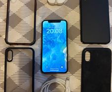 Apple iPhone X 256GB Space Grey (Unlocked, Charger, Cases, Fully Working)