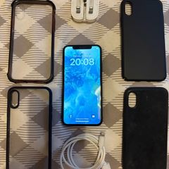 Apple iPhone X 256GB Space Grey (Unlocked, Charger, Cases, Fully Working)