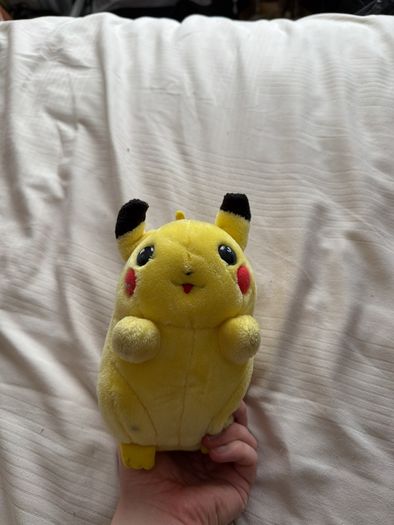 Vintage 1998 Hasbro Pikachu Plush Pokemon Nintendo Original Retro Soft Toy