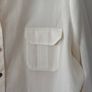 Boxy cream shirt Image 7
