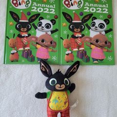 Fisher Price Soft Toy - Bing Bunny Painting - 8" + Free Bing Annuals