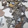 Vintage Irish Jeweller Mixed Metal Blanks Findings Brooch Parts Job Lot 1.58kg Image 8