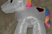 Claires Large Unicorn plush