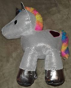 Claires Large Unicorn plush