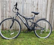 Ammaco Full Suspension Mountain Bike Black