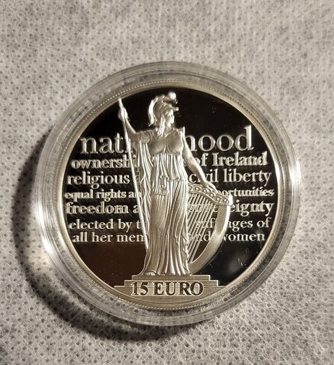 100th anniversary of the proclamation of the Republic of Ireland coin
