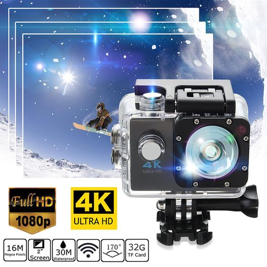 4K 1080P Universal Sports Action SJ9000 Car Helmet Bicycle Bike Motorbike Motorcycle Surfing Boating Cam Sports Go Action Waterproof Camera 12MP Full Pro HD