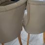 Set of 6 PU Leather dining chairs Image 2