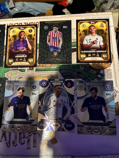 Topps Match Attax 2025/26 UCC Cards 100 Club, Black Edge, Infinity & More