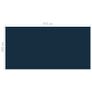 Floating PE Solar Pool Film 975x488 cm Black and Blue Image 2
