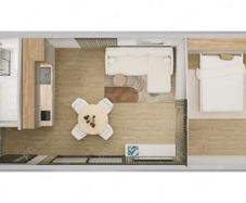 Ecohome Log Cabins 1 Bedroom Modular Home