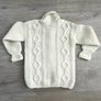 Hand knit  cardigan 6-8y Image 4