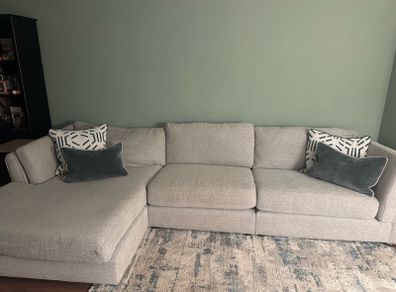 L left hand side DFS large sofa