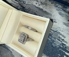Stunning 1.50CT Diamond Bridal Set (9ct White Gold)