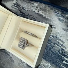 Stunning 1.50CT Diamond Bridal Set (9ct White Gold)