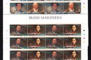 2003 Ireland Irish Mariners Commemorative Stamp Sheetlet plate 1A1A1A1A Fine CDS Used with Dublin cancel of 30th September 2003 (First day of issued) on envelope extract