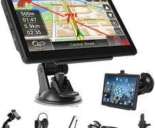 7 Inch Sat Nav GPS Navigator with 2025 UK Maps