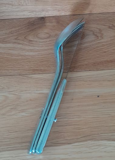 Travel cutlery (knife, fork, spoon)