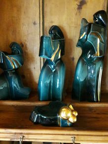 Vintage Romanian porcelain  figurine s