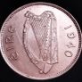 #869 - Ireland - 1940 - Silver Florin - Scratches - KM.15 Image 2