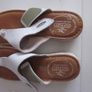 Fly Fot Leather, Touch-Fasten Toe Post Sandals Light Grey S5 Image 9