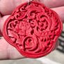 Cinibar Chinese pendant Image 5