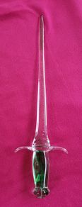 Wicklow Glass sword ornament - 60cm