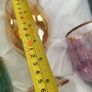 Vtg Set Of 4 ART DECOR Italian Colored Handblown W/24k Gold Rims Boxed. Image 3
