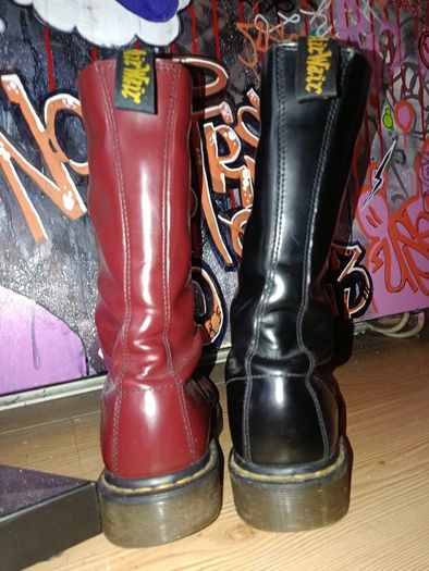 Dr Martens 1914 Boots Black & Oxblood