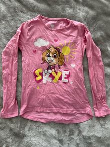 Long sleeved top for a girl, 122/128 cm, 6-8 years